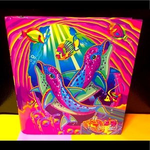 Lisa Frank Fantastic World Dolphin Binder